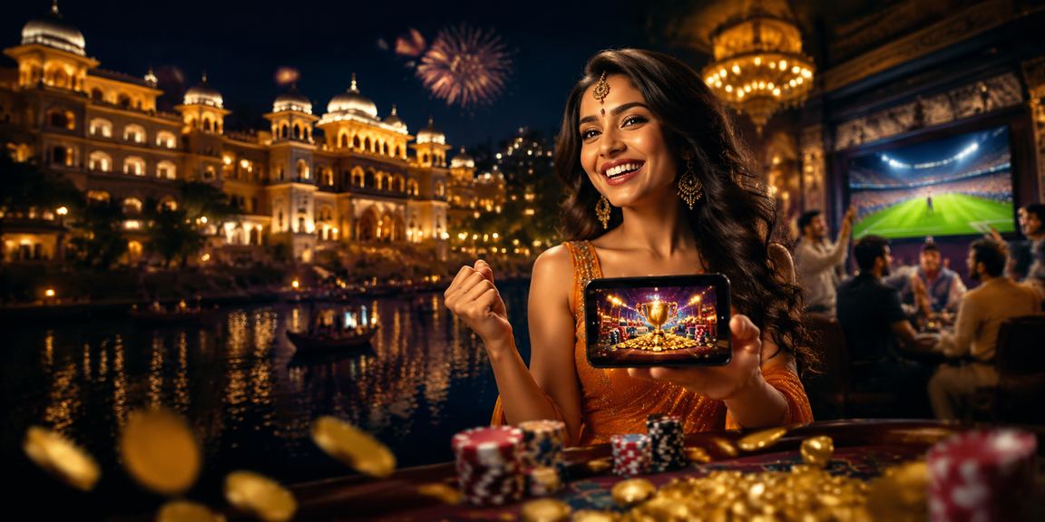 Mobile casino app experience at night market in India